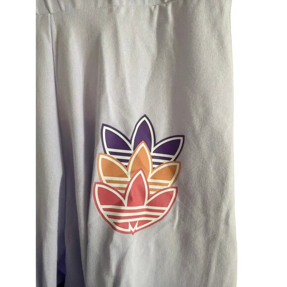 Adidas Originals Women's Adicolor Essential Light Purple Leggings Size XS New - Picture 4 of 8